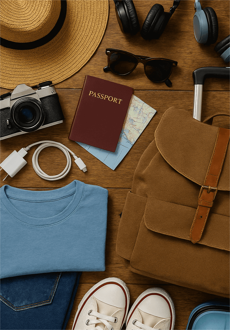 Seyahatte Yanınıza Almanız Gereken 15 Temel Eşya Listesi
