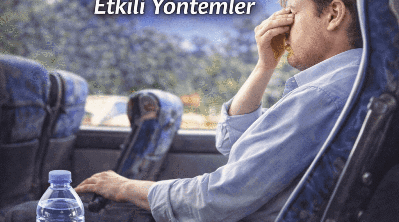 Otobüs Yolculuğunda Mide Bulantısı Nasıl Önlenir? Etkili Yöntemler
