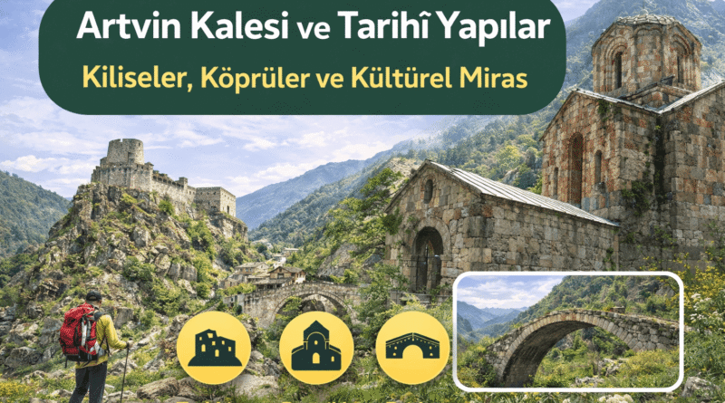 Artvin Kalesi ve Tarihî Yapılar: Kiliseler, Köprüler ve Kültürel Miras