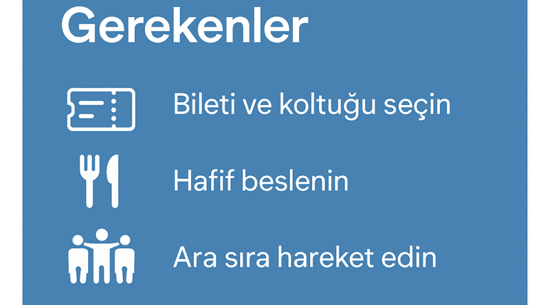 Uzun Yolculuklarda Dikkat Edilmesi Gerekenler | Konforlu Seyahat