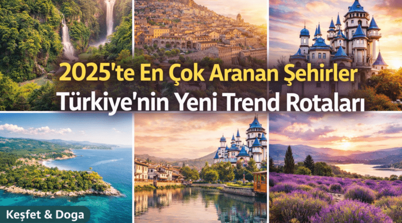 2025’te En Çok Aranan Şehirler Türkiye’nin Yeni Trend Rotaları