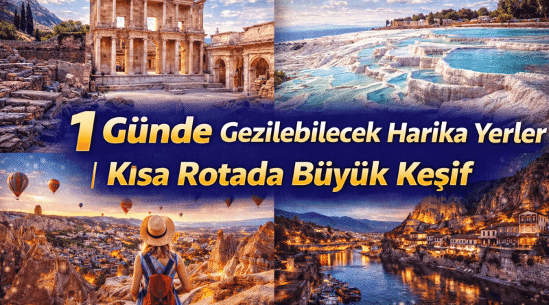 1 Günde Gezilebilecek Harika Yerler Kısa Rotada Büyük Keşif