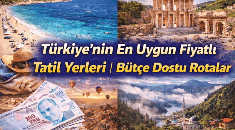 Türkiye’nin En Uygun Fiyatlı Tatil Yerleri Bütçe Dostu Rotalar