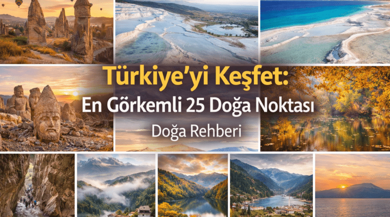 Türkiye’yi Keşfet En Görkemli 25 Doğa Noktası Doğa Rehberi