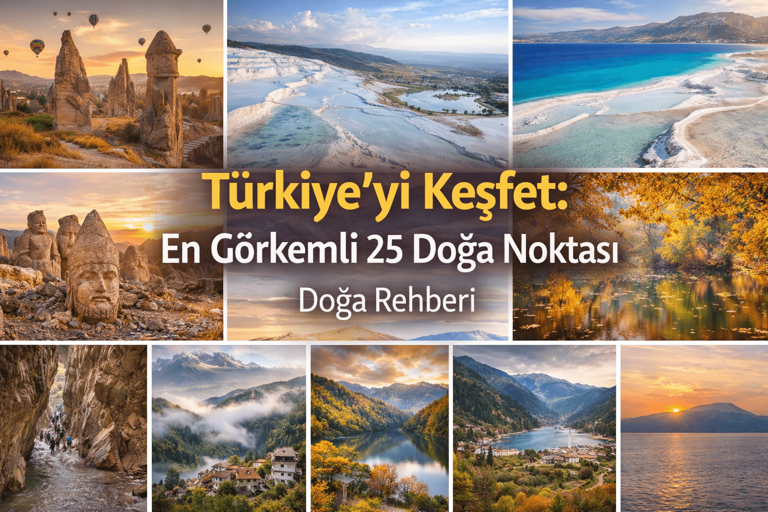 Türkiye’yi Keşfet: En Görkemli 25 Doğa Noktası | Doğa Rehberi