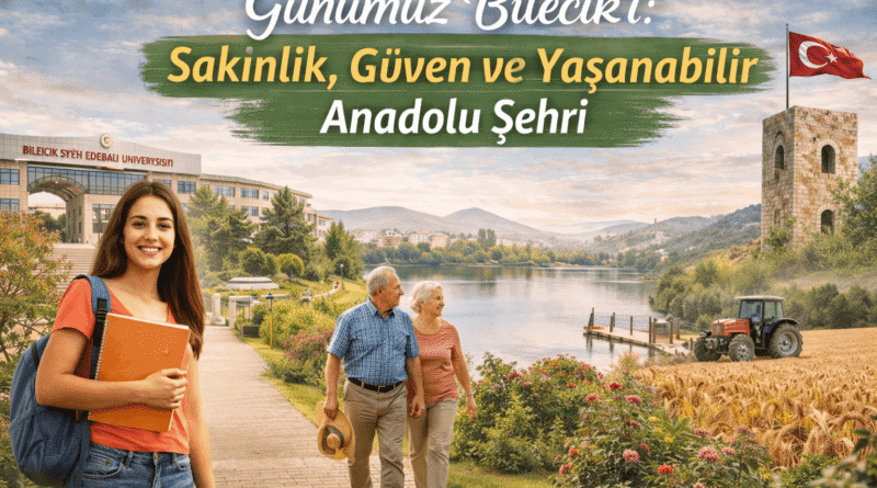 Günümüz Bilecik’i Sakinlik, Güven ve Yaşanabilir Anadolu Şehri