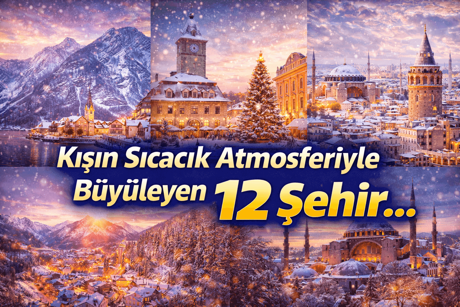Kışın Sıcacık Atmosferiyle Büyüleyen 12 Şehir