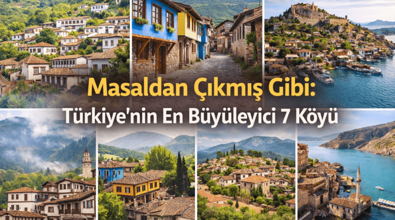 Masaldan Çıkmış Gibi Türkiye’nin En Büyüleyici 7 Köyü