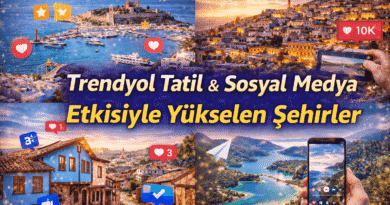 Trendyol Tatil & Sosyal Medya Etkisiyle Yükselen Şehirler