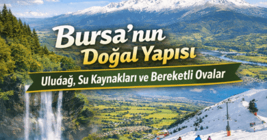 Bursa’nın Doğal Yapısı | Uludağ, Su Kaynakları ve Bereketli Ovalar