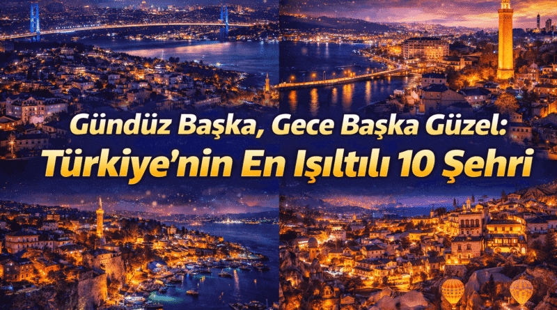 Gündüz Başka, Gece Başka Güzel: Türkiye’nin En Işıltılı 10 Şehri