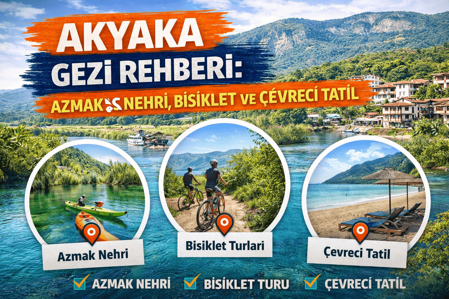 Akyaka Gezi Rehberi: Azmak Nehri, Bisiklet ve Çevreci Tatil