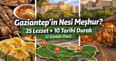 Gaziantep’in Nesi Meşhur? 25 Lezzet ve 10 Tarihi Durak