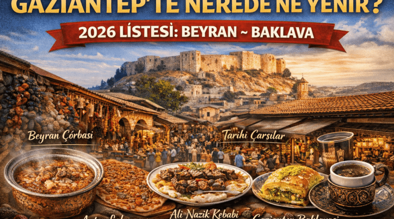Gaziantep’te Nerede Ne Yenir? Beyran’dan Baklavaya Duraklar