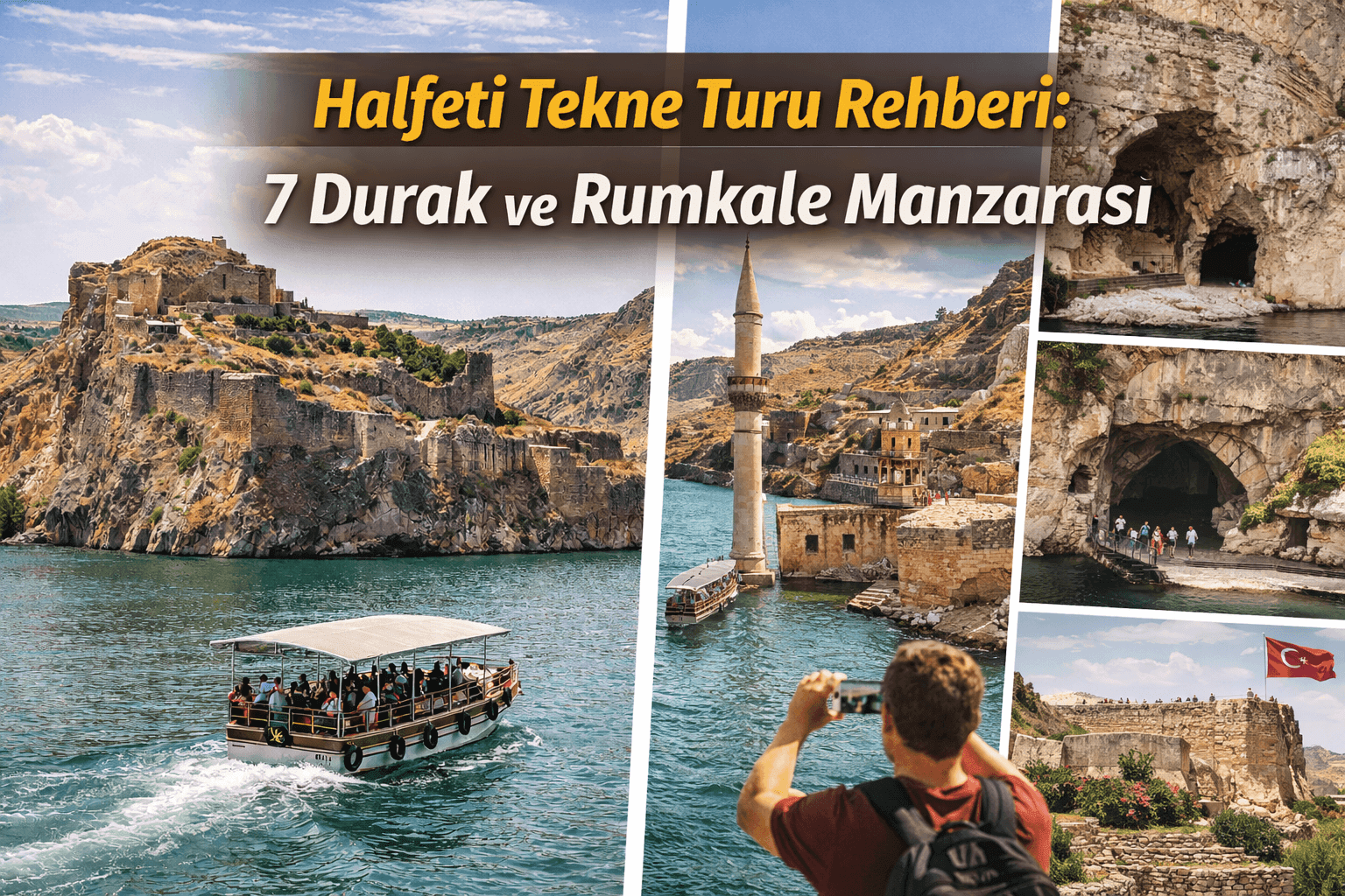 Halfeti Tekne Turu Rehberi: 7 Durak ve Rumkale Manzarası