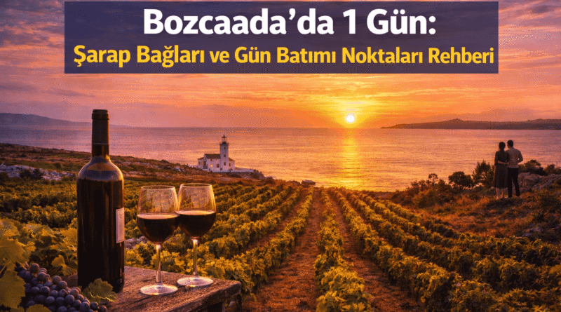 Bozcaada’da 1Gün: Şarap Bağları ve Gün Batımı Noktaları Rehberi