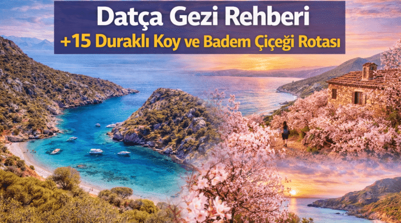 Datça Gezi Rehberi: 15 Duraklı Koy ve Badem Çiçeği Rotası