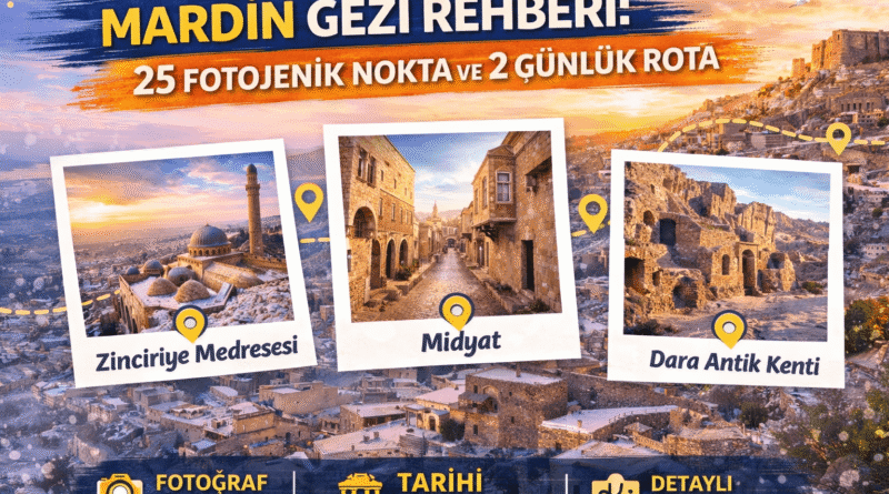 Mardin Gezi Rehberi: 25 Fotojenik Nokta ve 2 Günlük Rota